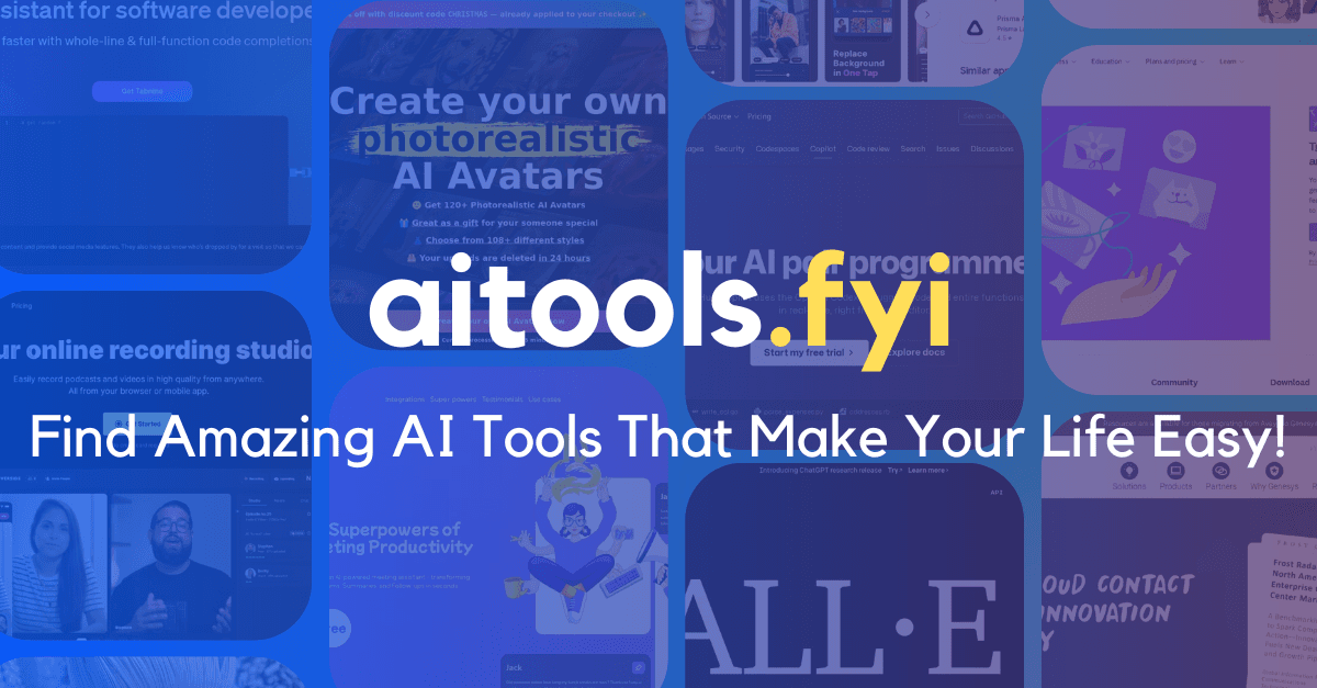aitools.fyi - Find Best AI Tools That Make Your Life Easy!