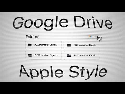 Google Drive - Apple Style SaaS Product Demo - YouTube