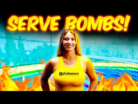 I Taught Her How To Serve Like A Pro In Less Than 15 Minutes - YouTube